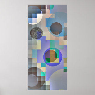 Poster de Abstrato de DEMO ( variação de cor )