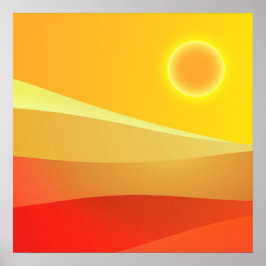 Poster de abstrato de Meio século de arte moderna