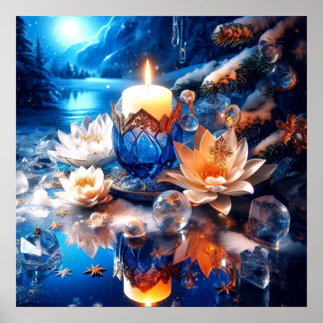 Poster de Advento de Natal (Frente)