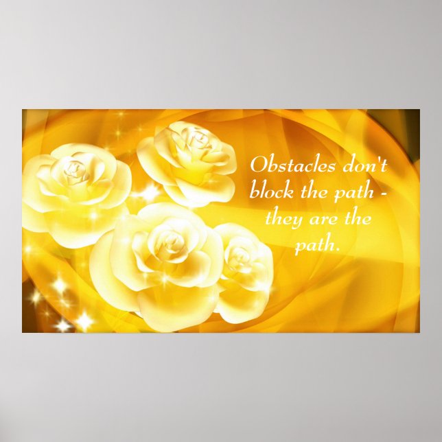 Poster de Afirmação de Cota de Força de Resistênci (Frente)