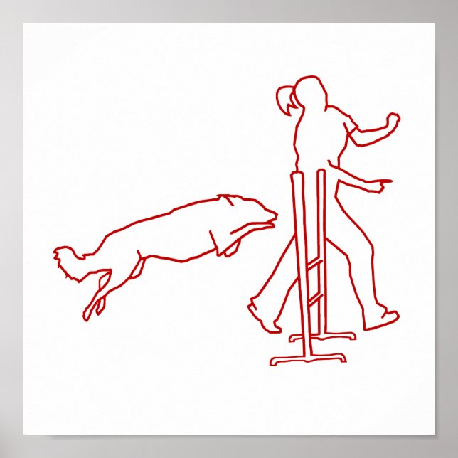 Poster de Agilidade de Garota-Cão (Frente)