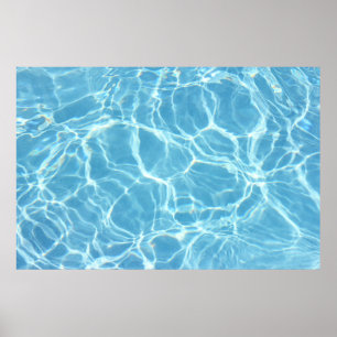 Poster de água de Piscina
