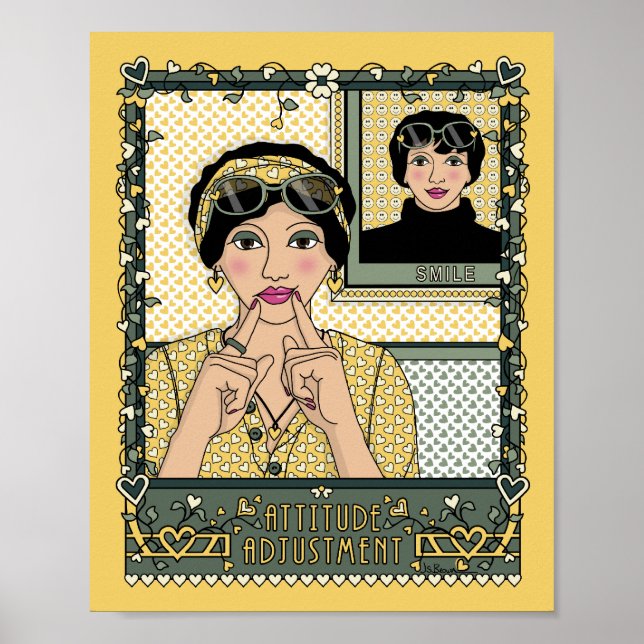 Poster de Ajuste de Atitude_C_8x10 (Frente)