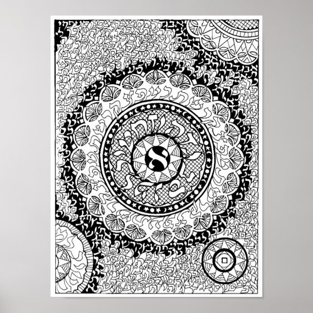 Poster De Aleph a Tav (Frente)