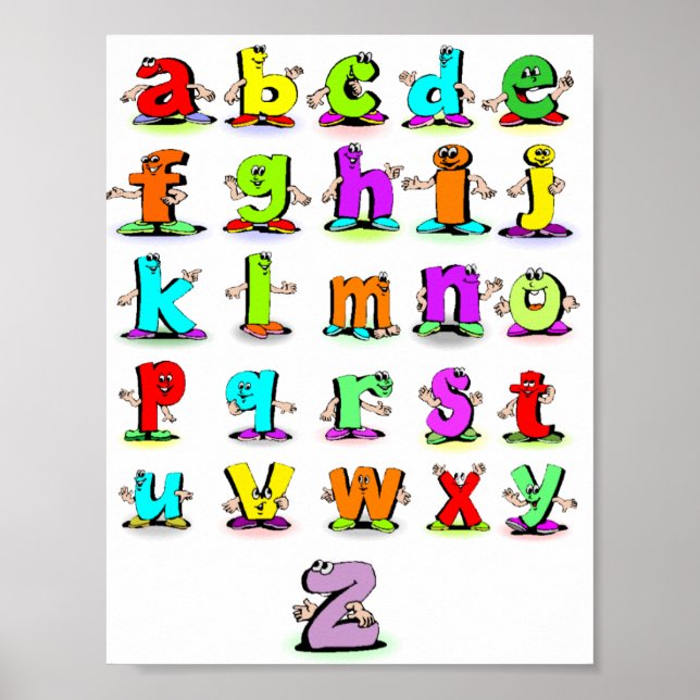 Poster de alfabeto (Frente)