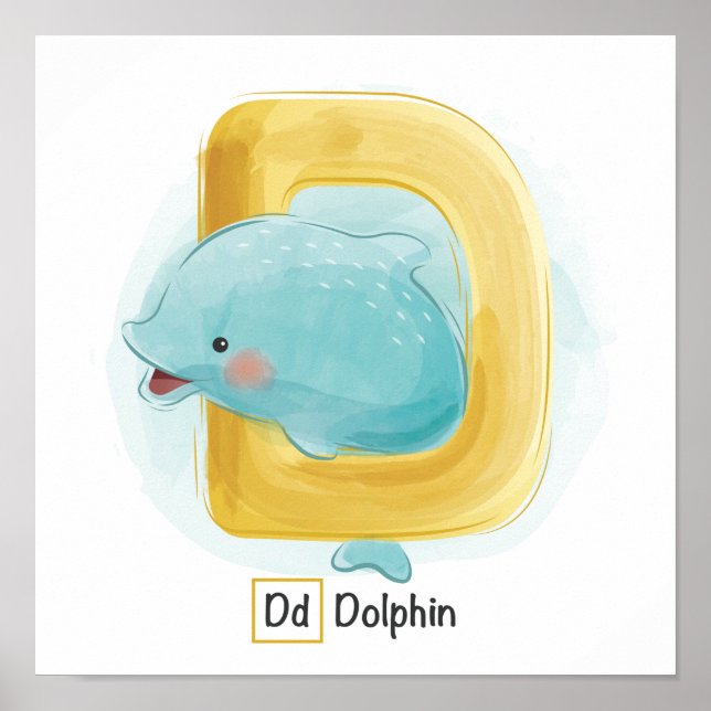 Poster de Alfabeto Animal Cujo (Frente)