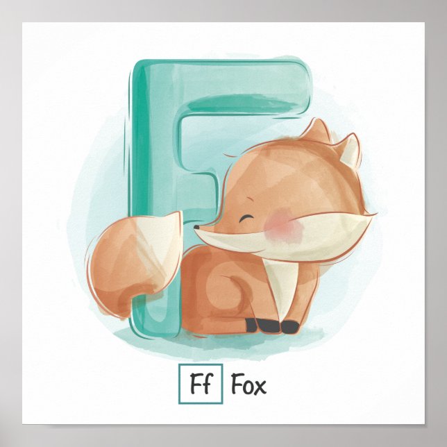 Poster de Alfabeto Animal Cujo (Frente)