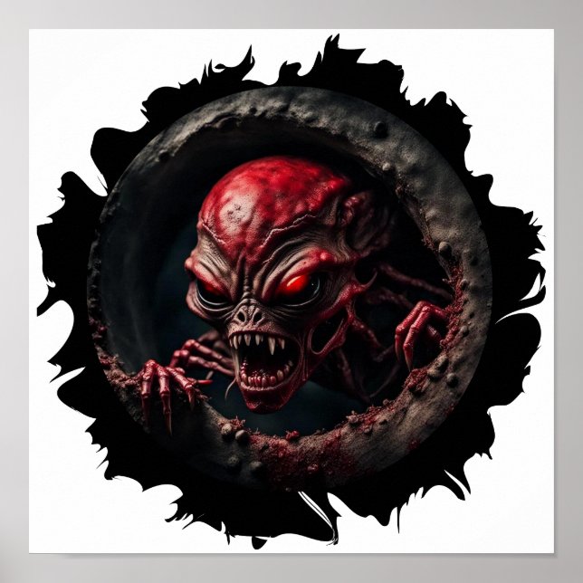 Poster de Alienígena emergente (Frente)