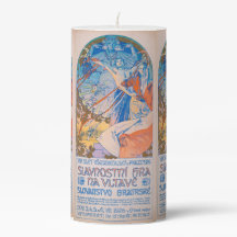 Poster de Alphonse Mucha para o Festival de Sokol