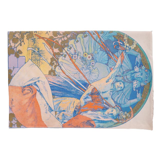 Poster de Alphonse Mucha para o Festival de Sokol  (Frente-Esquerda)