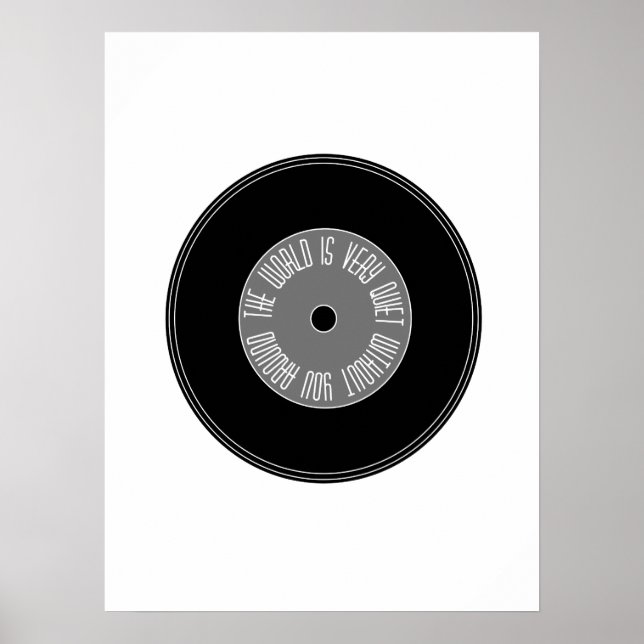 Poster de amor em B&W (Frente)