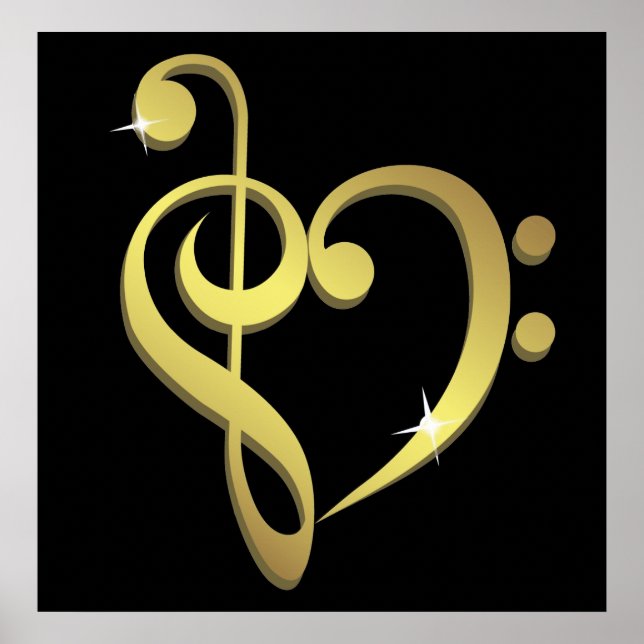 Poster de amor musical (Frente)