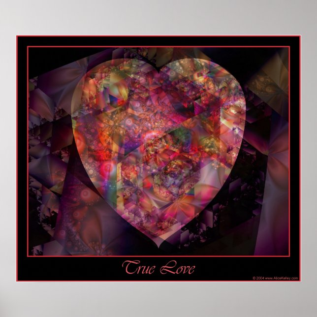 Poster de amor verdadeiro (Frente)