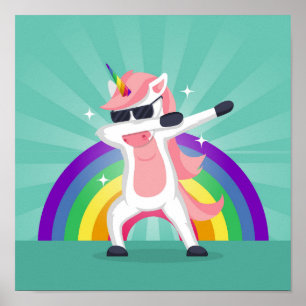 Poster de animais dançarinos engraçados