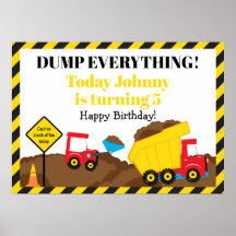 Poster de Aniversário de Batida e Dígger
