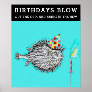 Poster de aniversário engraçado para adultos