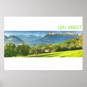 Poster de Annecy do lago