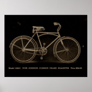 poster de Anúncio Bicicleta Iver Johnson de 1915