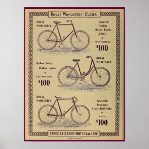 poster de Anúncio da Revista Bicicleta de 1896