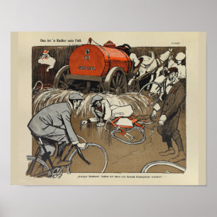 poster de Anúncio de Bicicleta de 1898