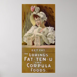 Poster de anúncio para Obter Tablets de Comida de