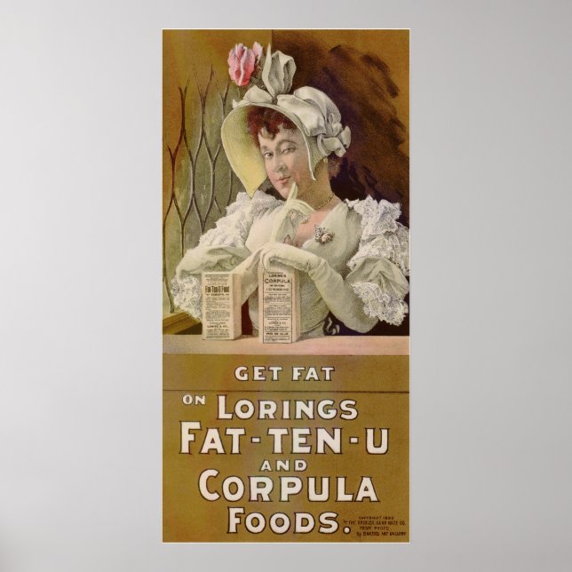 Poster de anúncio para Obter Tablets de Comida de  (Frente)
