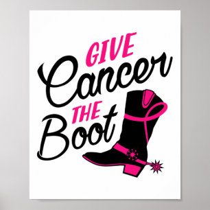 Poster Dê ao Cancer a consciência do Cancer de inicializa