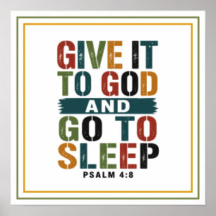 Poster Dê ao Senhor e vá dormir
