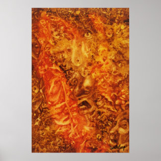 poster de aquarela 'Menagerie of Man' por unASLEEP