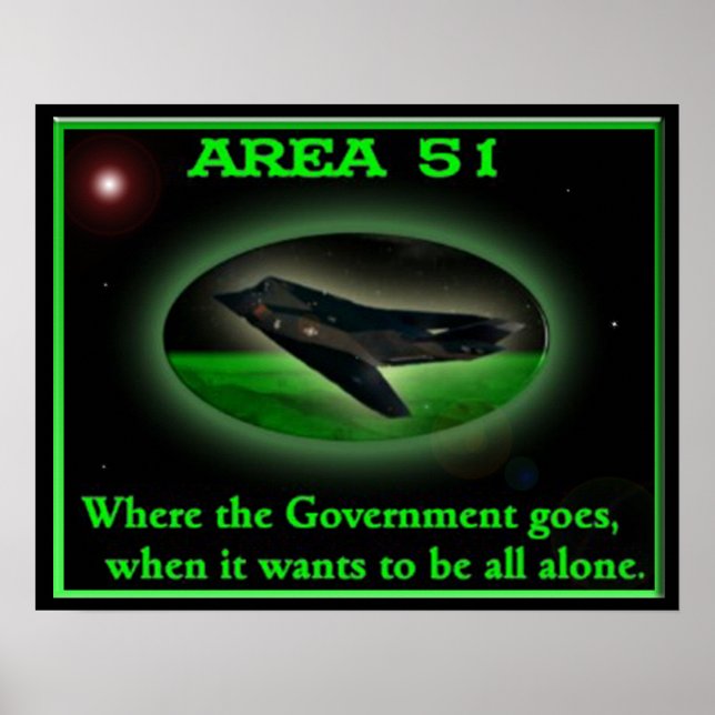 Poster de área 51 (Frente)