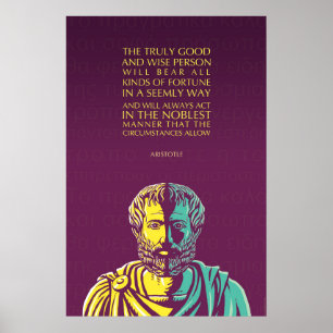 Poster de Aristotle: A pessoa verdadeiramente boa