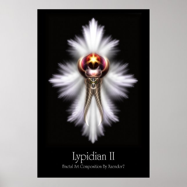 Poster de Arquivamento do Lypidian II Art Fractal  (Frente)