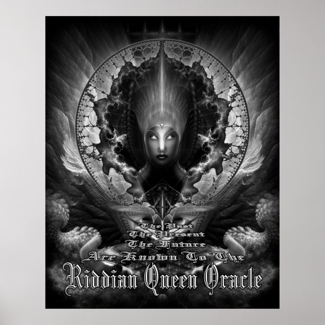 Poster de Arquivamento do Riddian Queen Oracle GS (Frente)