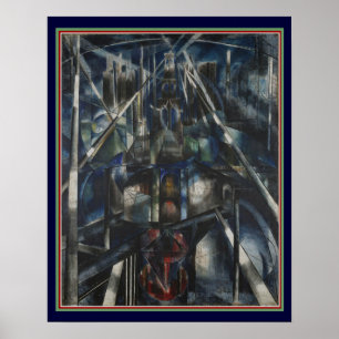 Pôster De "art deco da ponte Brooklyn" por Stella 16x20