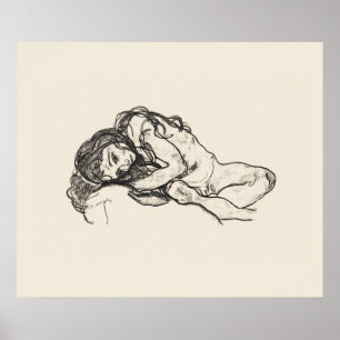 POSTER de ART: EGON SCHIELE : GAROTA 1918