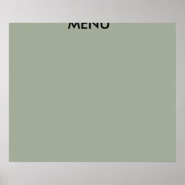 POSTER de ART MENU