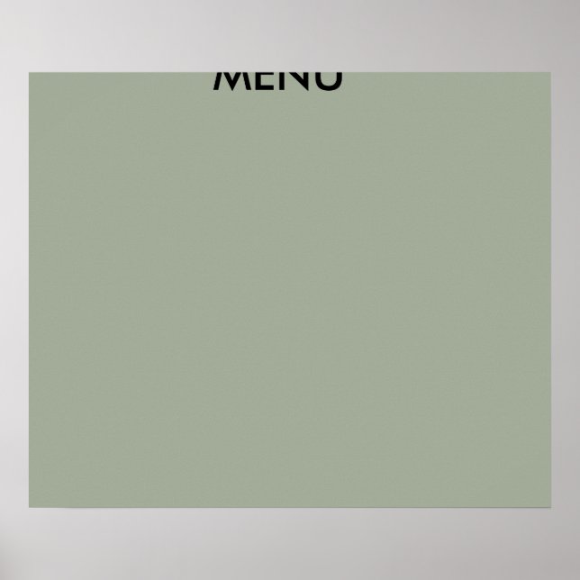 POSTER de ART MENU (Frente)