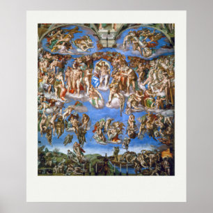 POSTER de ART: MICHELANGELO : O ÚLTIMO ACÓRDÃO 