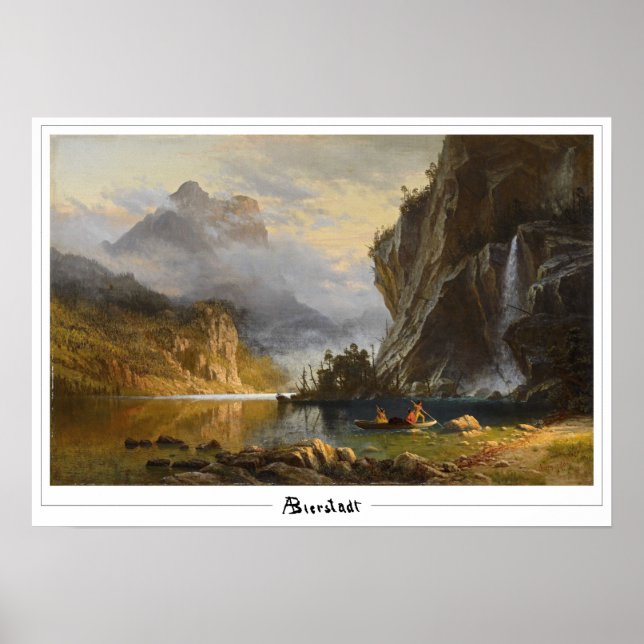 Pôster de Arte Albert Bierstadt Zedign #108 (Frente)