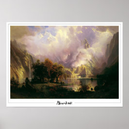 Pôster de Arte Albert Bierstadt Zedign #136