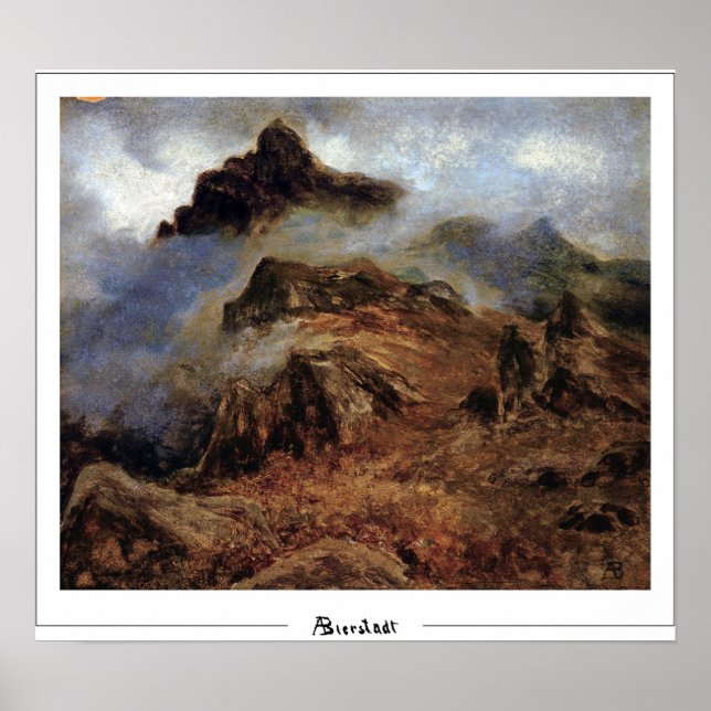 Pôster de Arte Albert Bierstadt Zedign #20 (Frente)