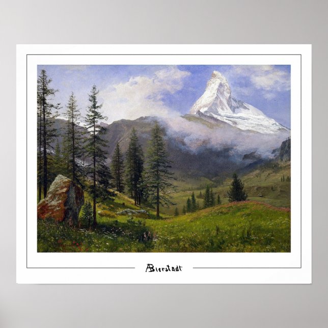 Pôster de Arte Albert Bierstadt Zedign #271 (Frente)