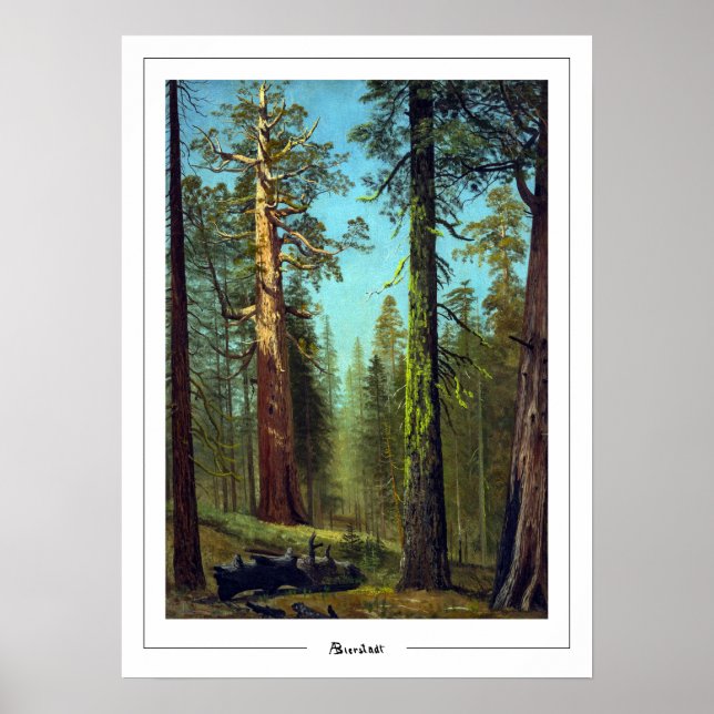 Pôster de Arte Albert Bierstadt Zedign #31 (Frente)