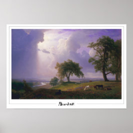 Pôster de Arte Albert Bierstadt Zedign #99