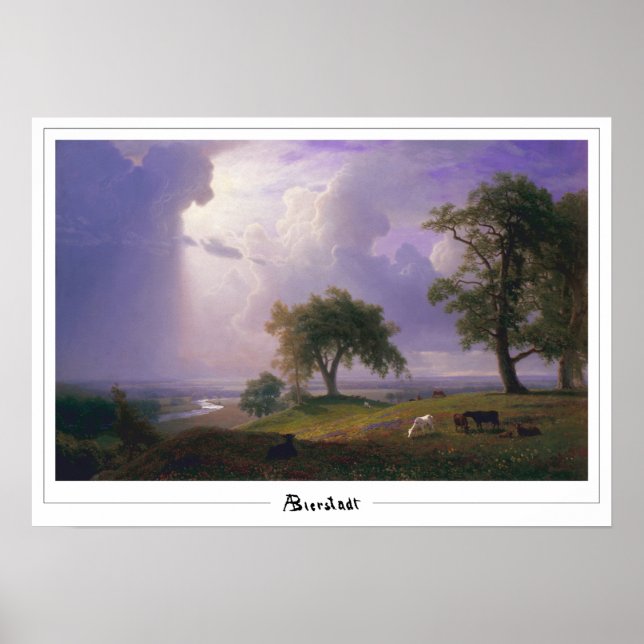 Pôster de Arte Albert Bierstadt Zedign #99 (Frente)
