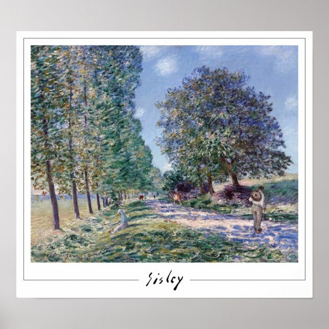 Pôster de Arte Alfred Sisley Zedign #152 (Frente)