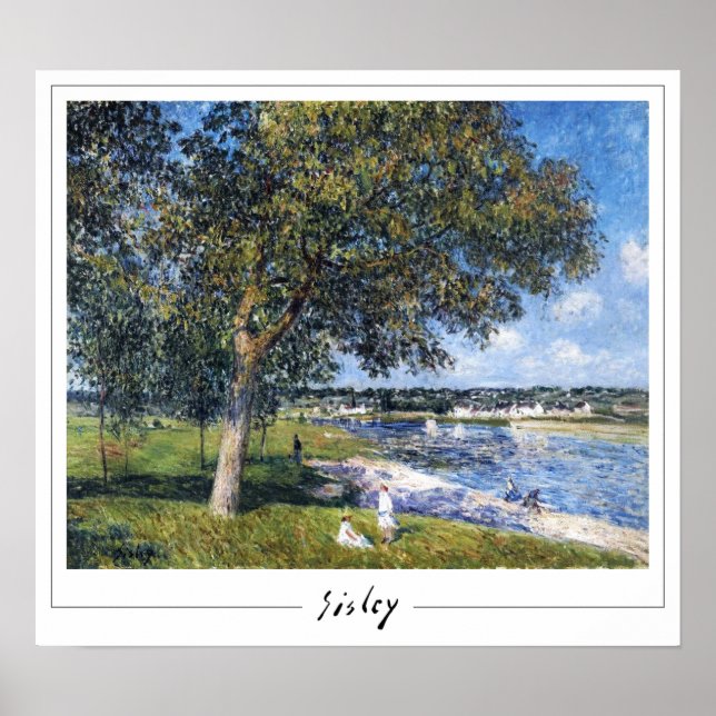 Pôster de Arte Alfred Sisley Zedign #207 (Frente)