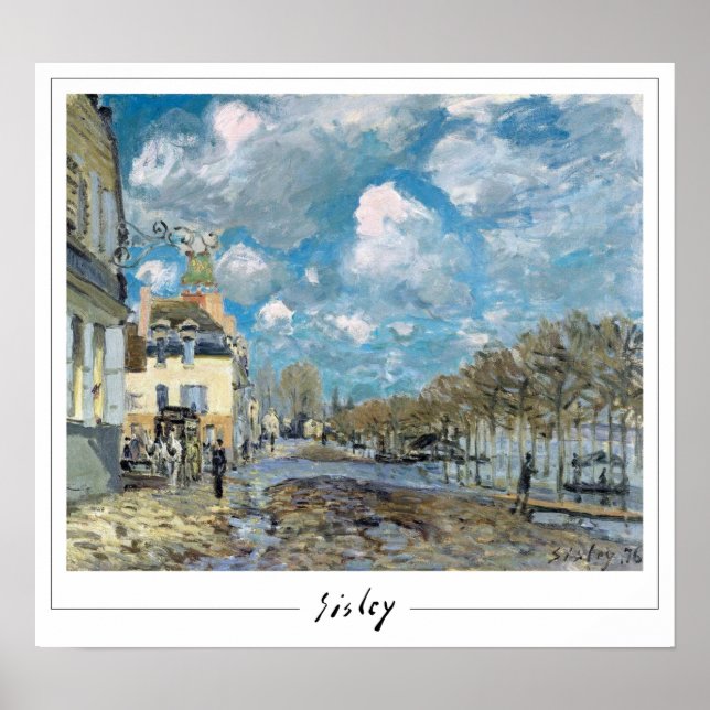 Pôster de Arte Alfred Sisley Zedign #316 (Frente)
