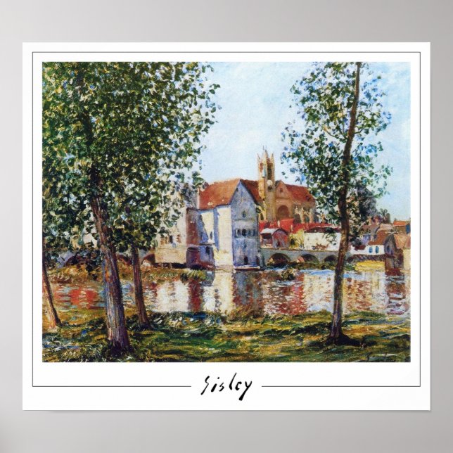 Pôster de Arte Alfred Sisley Zedign #579 (Frente)