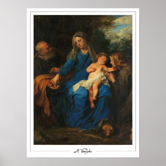Pôster de Arte Anthony van Dyck Zedign #116 (Frente)